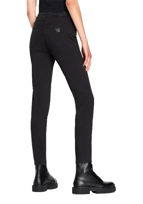 Jeans J10 Super Skinny Cropped in stretch satin ARMANI EXCHANGE | Trousers | 6RYJ10 Y2VLZ1200